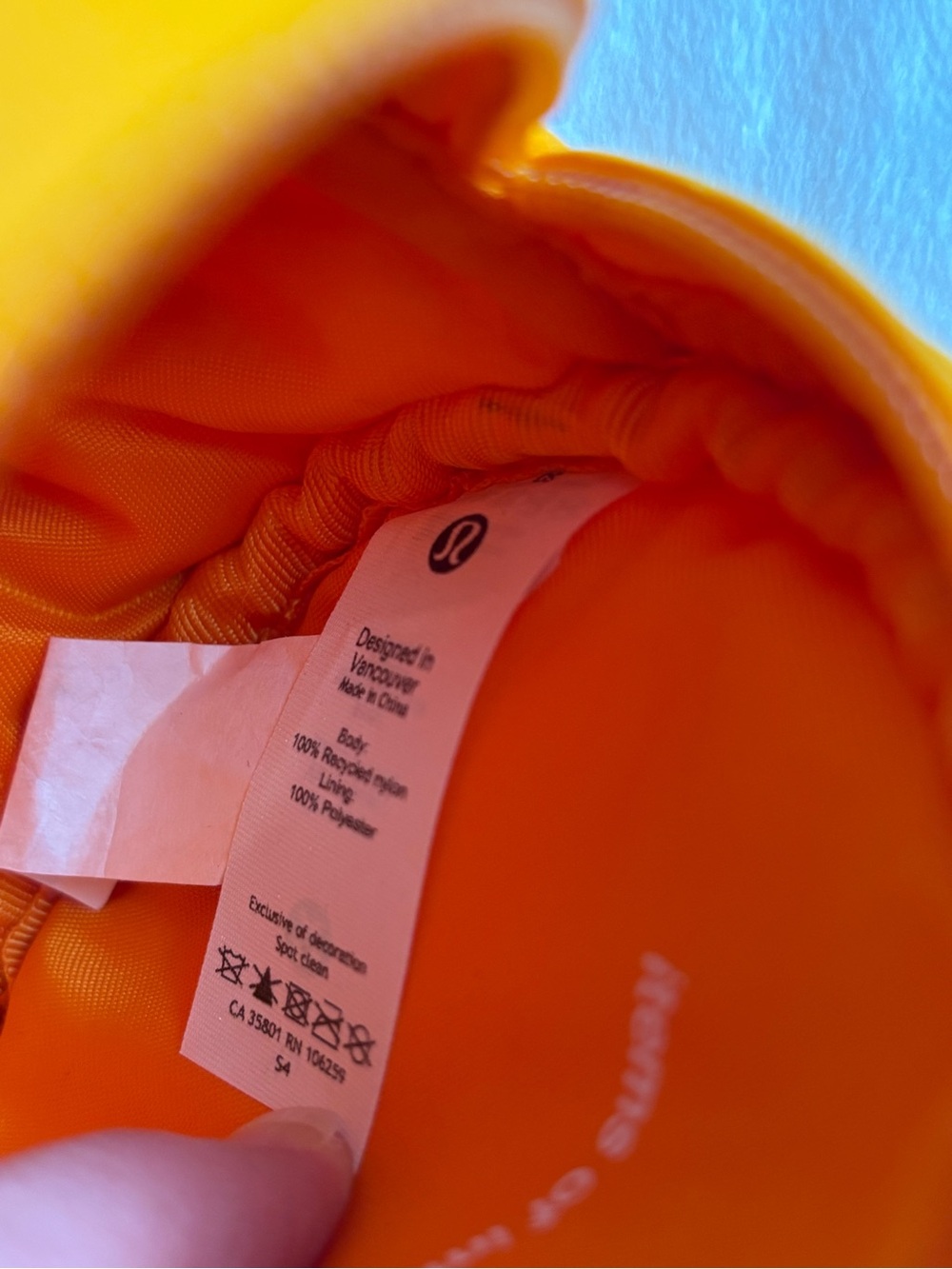 Lululemon Logo Coin Pouch Clementine - Picture 7 of 12